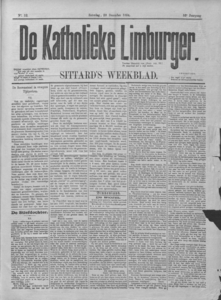  1894- 52 Katholieke Limburger, 33e jaargang, 29 december 1894